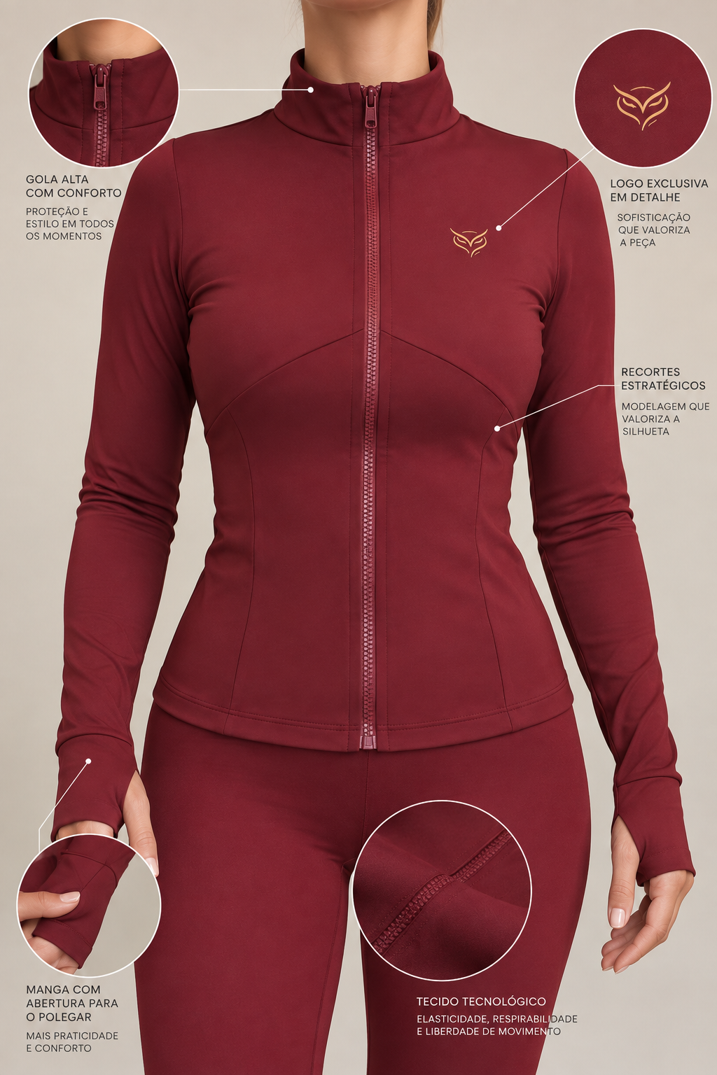 Jaqueta Lifestyle com dedeira BackOn