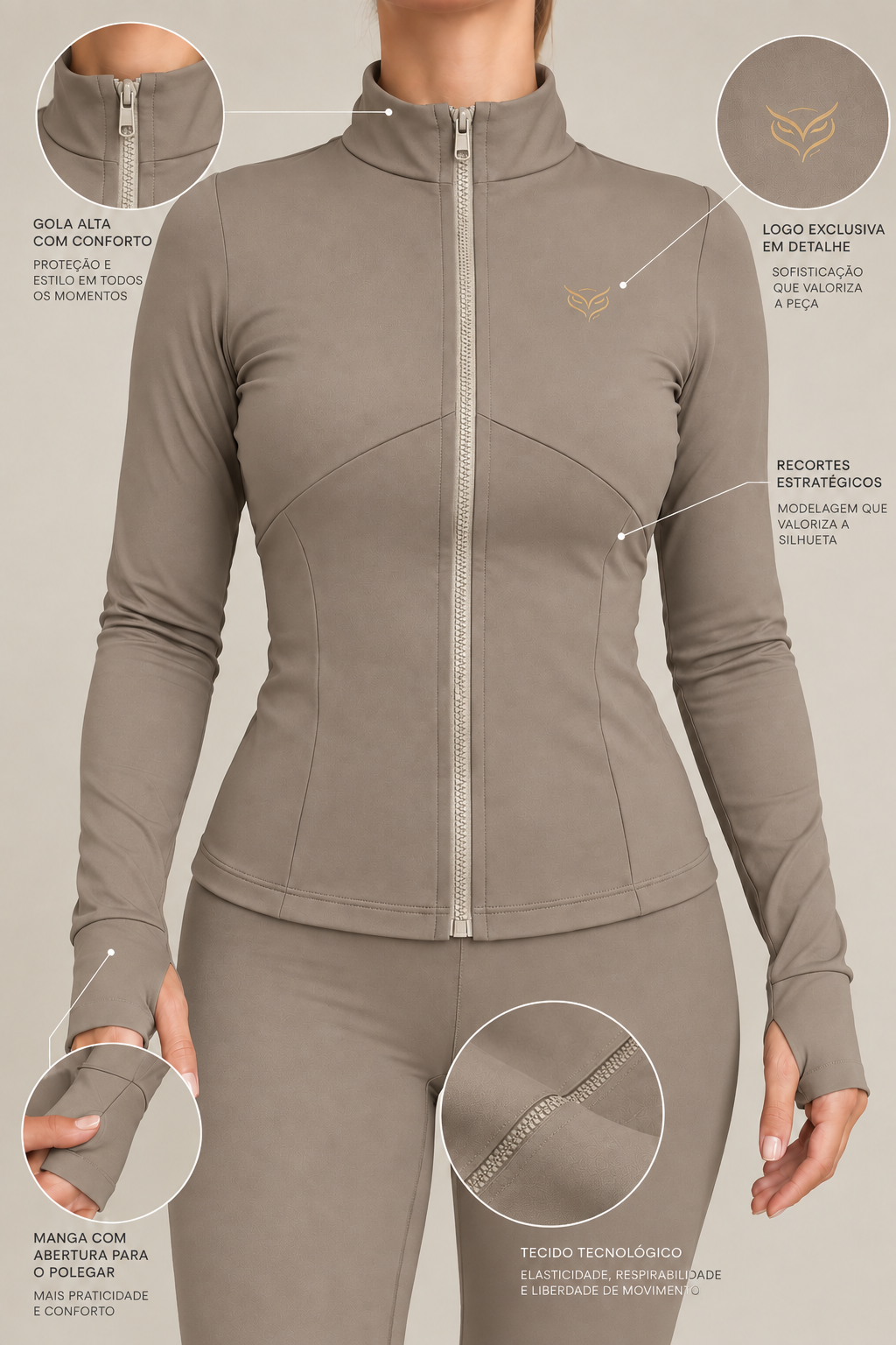 Jaqueta Lifestyle com dedeira BackOn